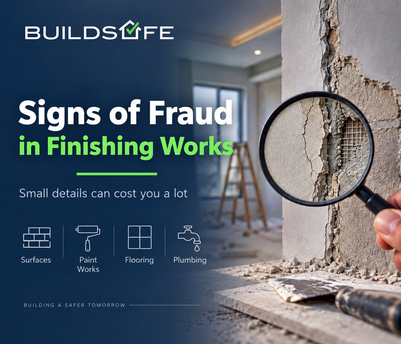 Signs of Fraud in Finishing Works